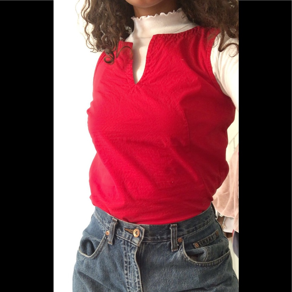 red vintage shirt